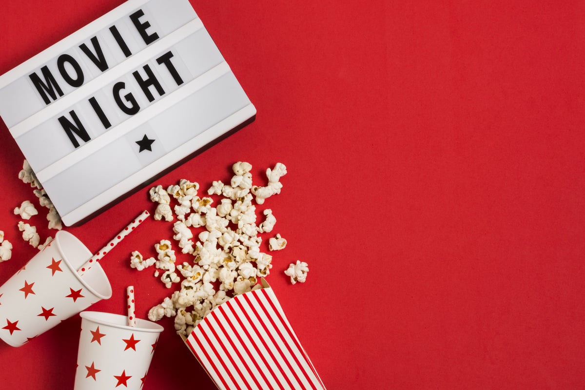 popcorn juice movie night